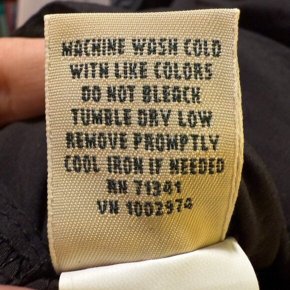 L.L BEAN Women's EUC Vista Comfort Trail Pants Dk. Gray/Black | Size 20 R - Picture 10 of 10